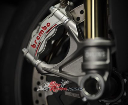 Brembo Stylema calipers.
