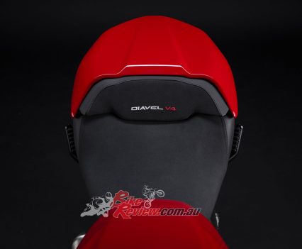 Cover for the pillion seat available.