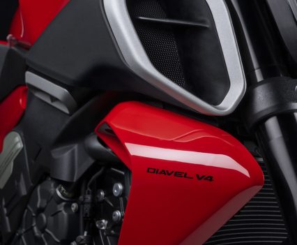 Angry nostrils up front.