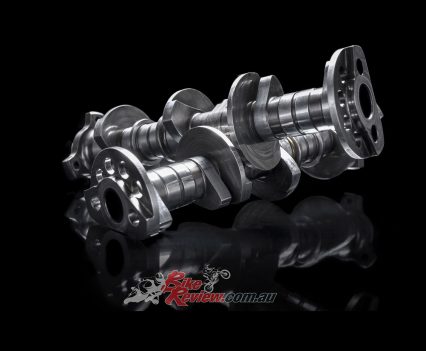 Updated camshafts, now more aggressive.