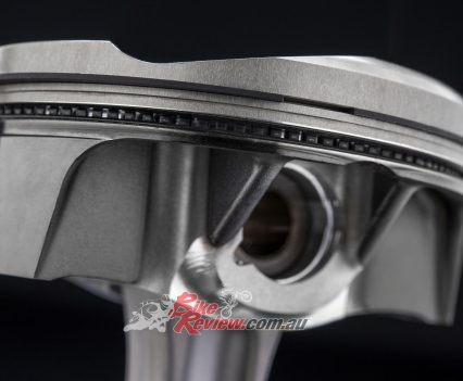 New pistons and lightweight rods.