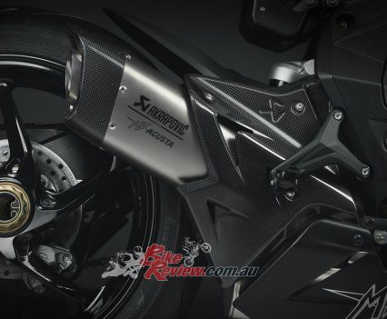 Akrapovic exhaust.