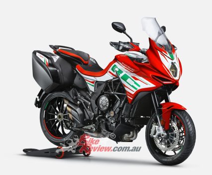 The most eclectic MV Agusta, in its RC version, boasts a number of cool details that make it even more exclusive, it is being produced in a 300 units limited edition series, all numbered and certified.