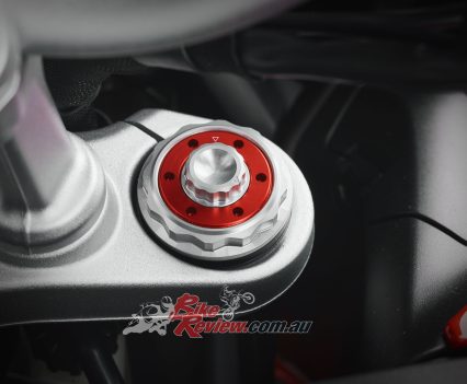 Adjustable suspension.