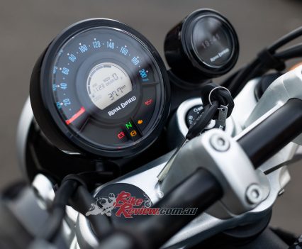 Uncluttered controls and instrumentation.