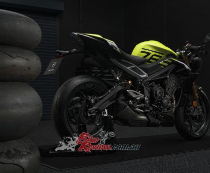 Limited to just 765 of each of the two race-inspired colour schemes, the 2023 Street Triple 765 Moto2 Edition completes the new line-up as the highest specification Street Triple ever.