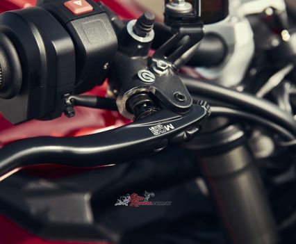 Span adjustable levers.