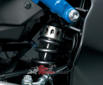 KYB adjustable rear shock.