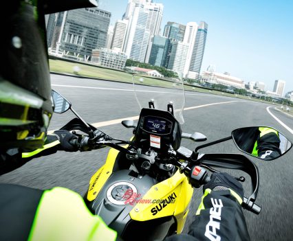 Stylish LED headlights and taillights add to the sleek look, road presence and visibility, while the full LCD instrument cluster offers a wealth of information at a glance.