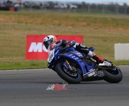 Race two and the pressure was off. It wasn’t for points any more it was for pride. Again, his start was good and within a few laps, he hit the lead.