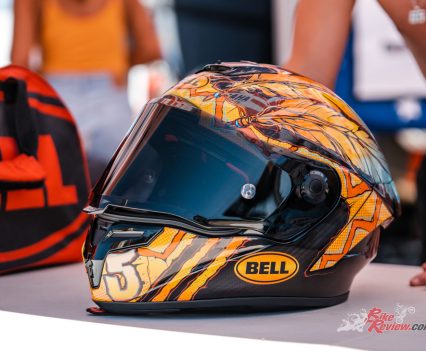 Carlin Dunne Bell Race Star DLX Flex Helmet.