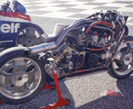 This setup welcomed the world to trail braking!