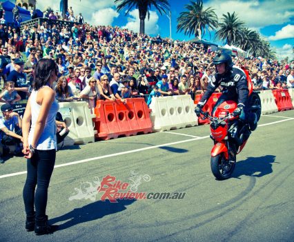 Luke at the St Kilda Festival in 2010.