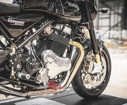 New Norton Commando assembly line.