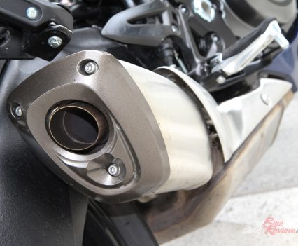 Decent exhaust note.