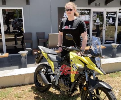 Nick had a short ride but will get the bike back for a full review after March.