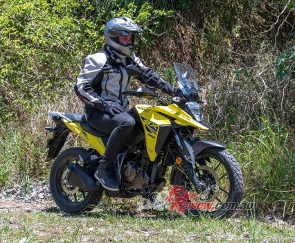 At 197cm Nick doesn't fit on any bike – the mini STROM' is not as small as it look!