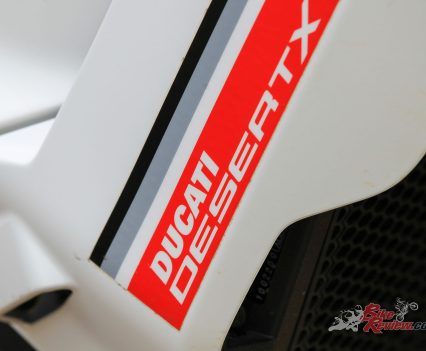 Cagiva-style stickers.