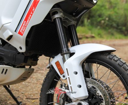 KYB 46mm upside-down fork.