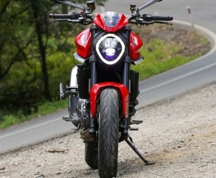 LED headlight with DRL.