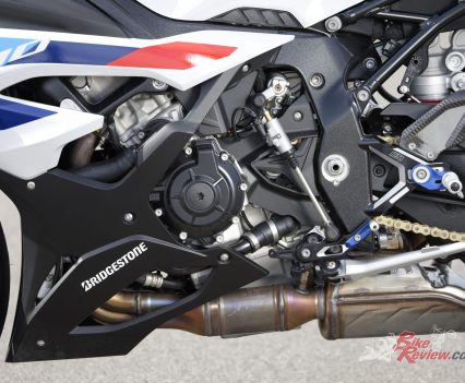 Front sprocket enlarged by one tooth.