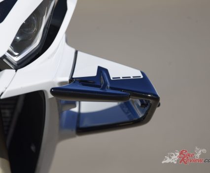 2023 BMW S 1000 RR winglets.