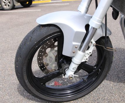 One of the only painted parts on the bike!