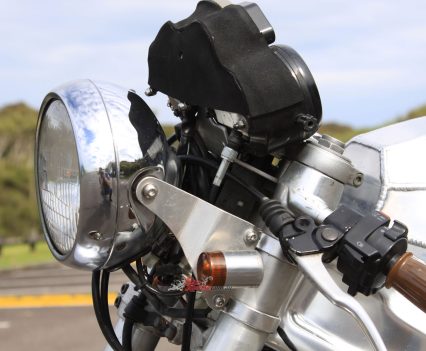Suzuki GS1000 headlight.