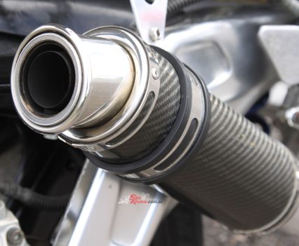 SP Engineering muffler.