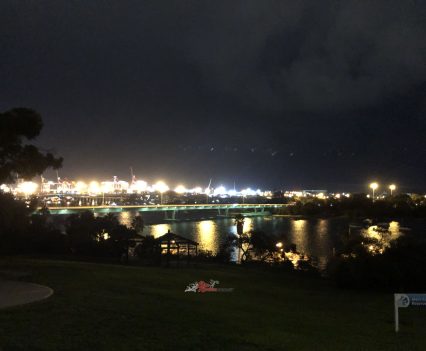 Spending the night in Freemantle.