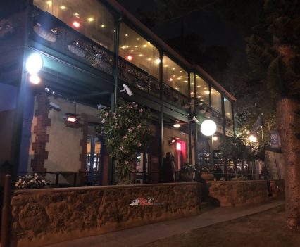 Spending the night in Freemantle.