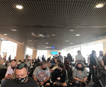 Packed flight to Perth from Sydney!