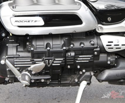 Look how much space the giant engine takes up!