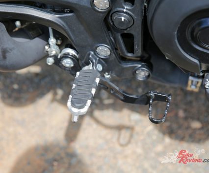 Some upgraded footpegs would be awesome too.