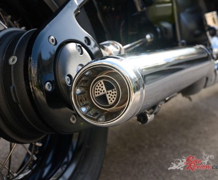 BMW logo exhaust tips.