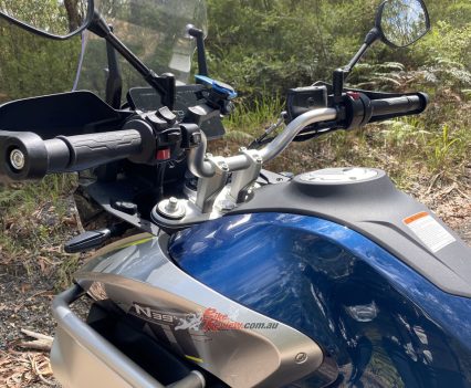 Bar risers on the way to make off-roading a bit more comfortable.