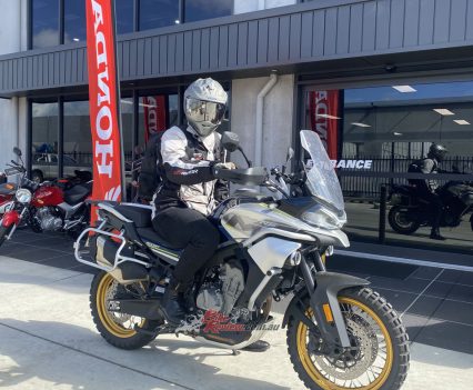 Nick is back on the 800MT!