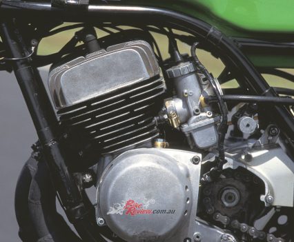 82hp@9,500rpm (as delivered, 75@9,000rpm).