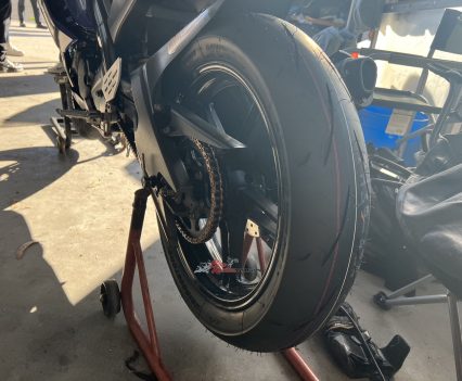 Bridgestone RS11 140/625r17 rear.