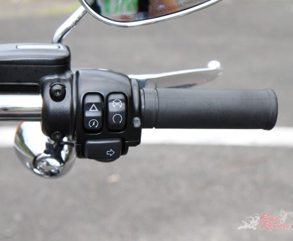 Right hand controls.