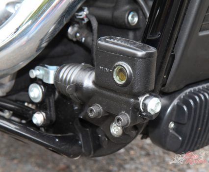 Master cylinder on display.