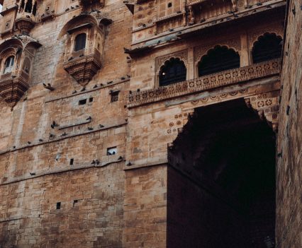 Royal Enfield in Jaisalmer.