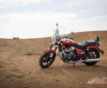 We got flown out to India without even knowing what the bike looked like! Completely blind is the best was to approach an all-new machine...