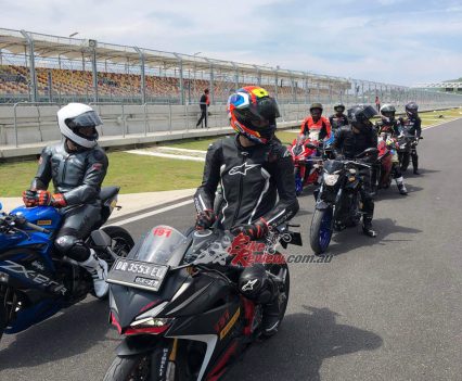 Heading out for testing the DRIV Corsa at Mandalika.