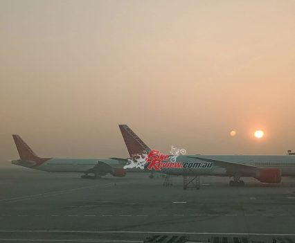 Jeez, how's that smog...