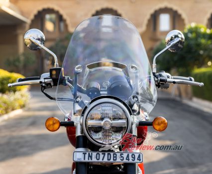 We think the Indian front plate adds even more vintage appeal! This would be a cool option in Australia.