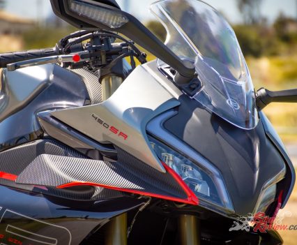 The 450SR will be available in April for a Manufacturer’s Suggested Retail Price of $7,990 Ride Away and is backed by a 3-year warranty.