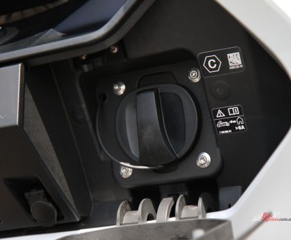 Waterproof seal for the charging port.