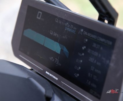 Trip and performance data available through the TFT.