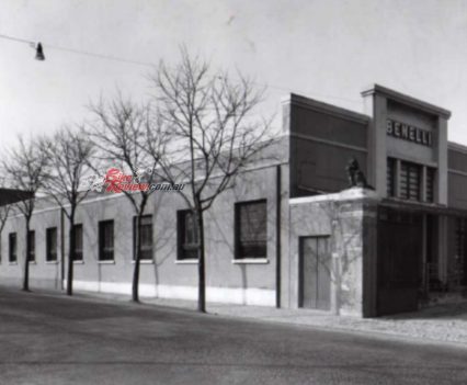 Pesaro factory before being destroyed.